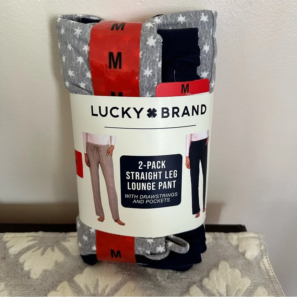 Women’s Lucky Brand Lounge PJ Pants 2-pack NWT